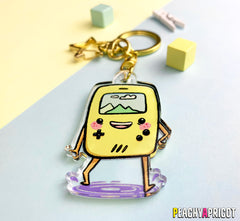 Cool Boy Video Game Console Keychain