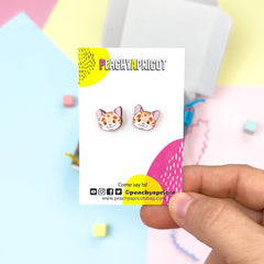 Cat Earrings - Ginger