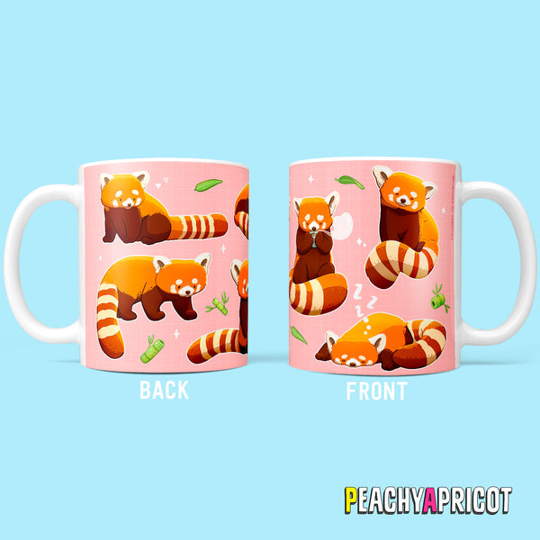 Cute Red Panda Mug – PeachyApricot